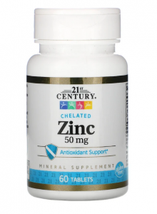 Zinc 60 таб, 21 Century