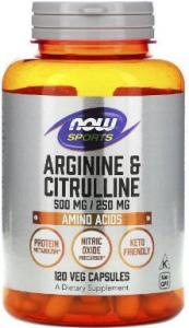 Now Foods L-Arginine 1000 мг 60 tab