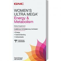 Women's Ultra Mega Energy and Metabolism 180 кап GNC