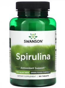 Swanson Spirulina 500 mg 180 tab