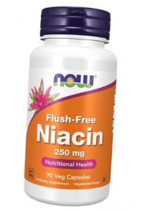 Now Foods Flush - Free Niacin 250 мг 90 вег.капс