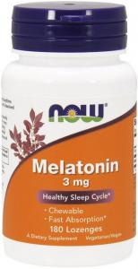 Now Foods Melatonin 3 мг 180 Lozenges