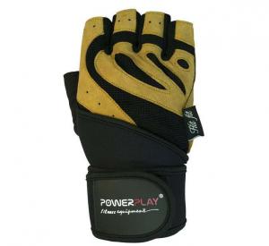 Перчатки MENS 1063-В коричневые Power Play
