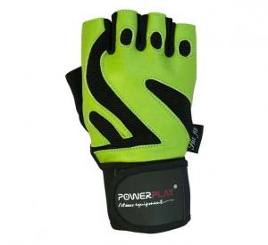 Перчатки MENS 1064-D зеленые Power Play