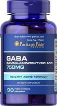 Puritan's Pride Gaba 750 мг 90 капс,