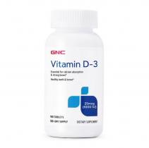 GNC Vitamin D-3 1000IU 180 tab
