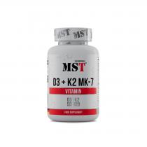 MST Vitamin D3+K2 MK-7 120 softgels